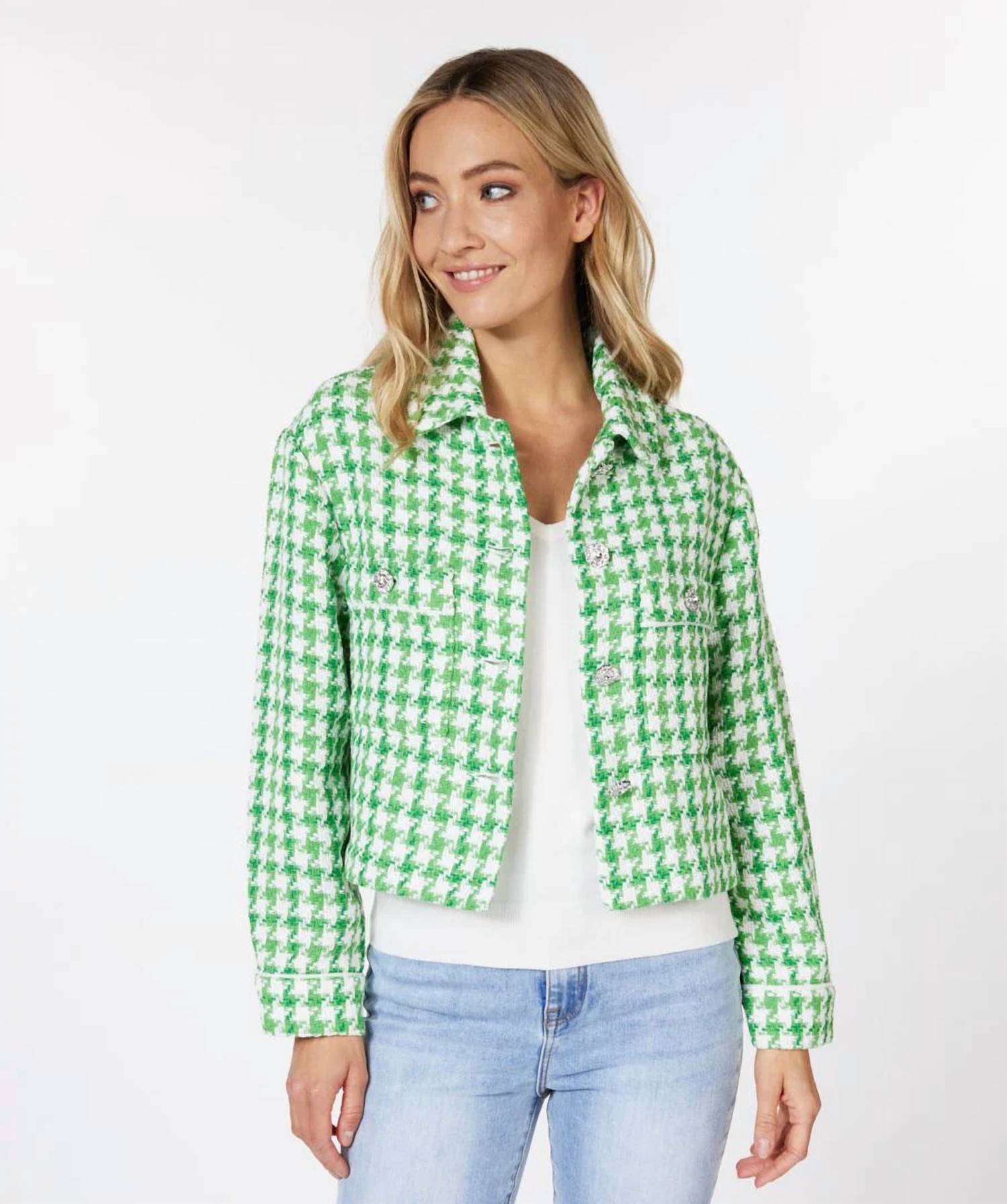 Esqualo - Gera Big Houndstooth Jacket
