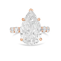 Diana M Jewels - Women's Pear & Round Lab-Grown Diamond Fashion Ring (15.00 Ct) - Grand