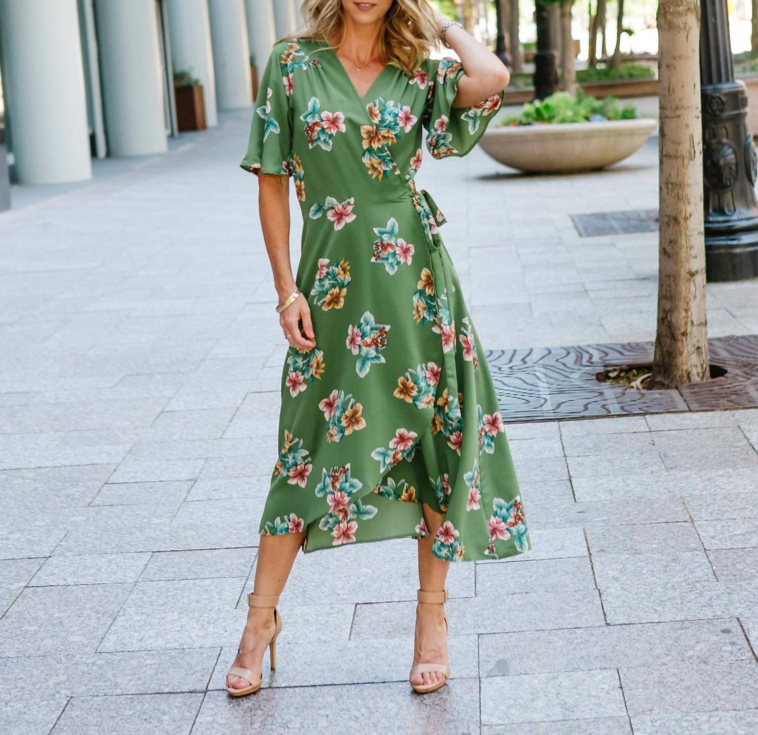 Orna Wrap Dress
