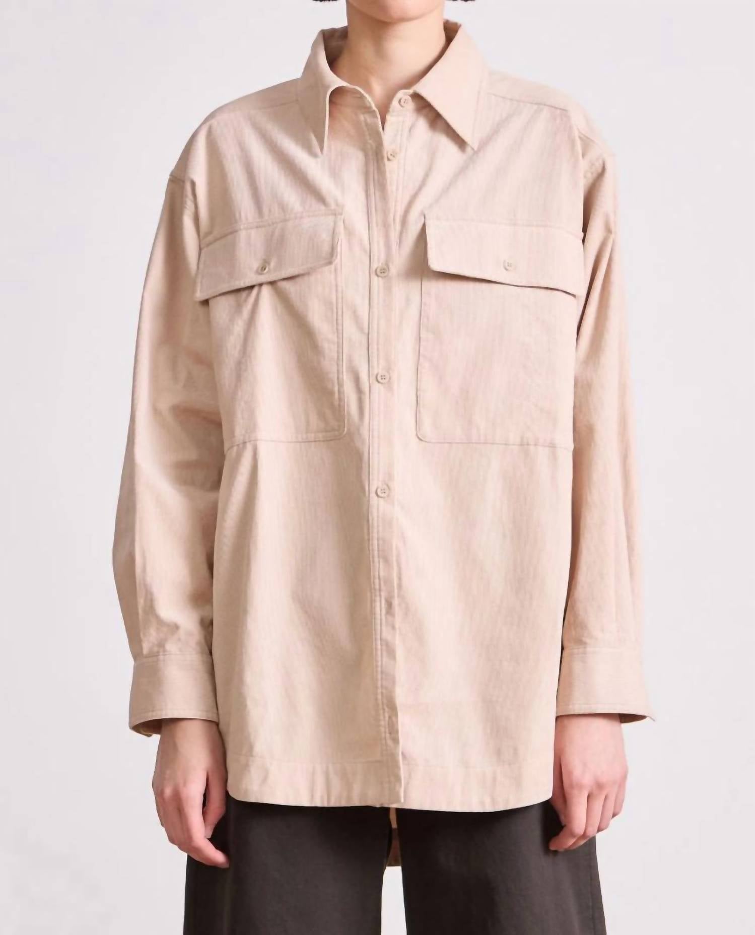 Apiece Apart - Flowe Pocket Button Up Shirt