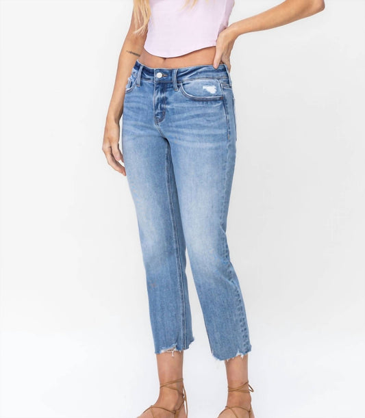 Lovervet - Daphne Mid Rise Cropped Jean