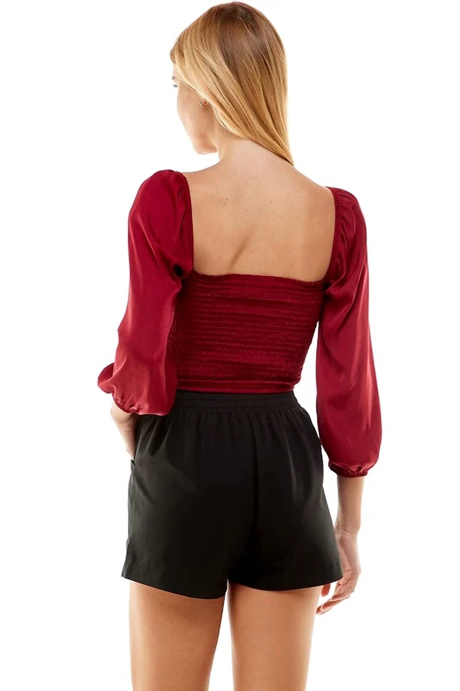 Tcec - Sweetheart Crop Top