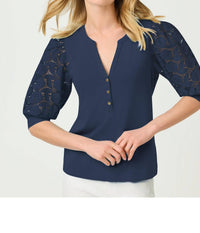 Lilly Pulitzer - Ronson Eyelet Knit Top