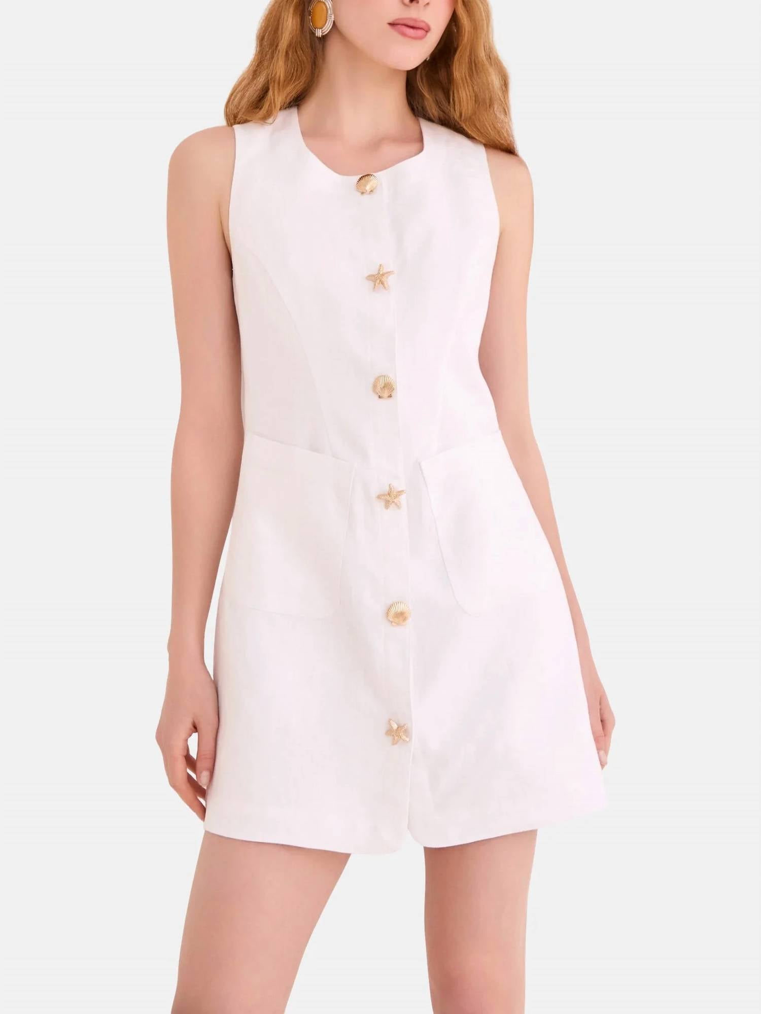 Cara Cara - Rhapsody Sleeveless A-line Mini Dress