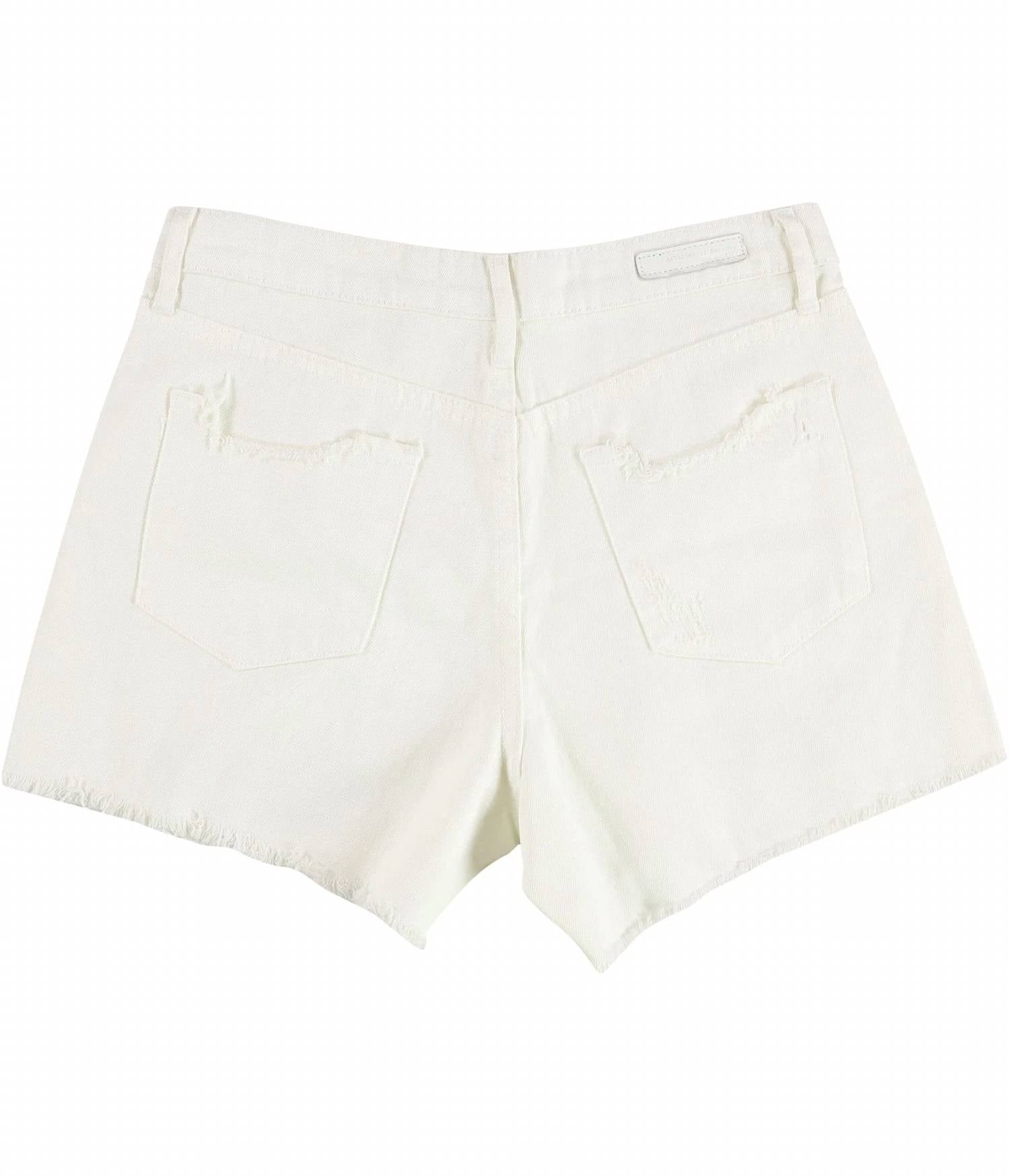 articles of society Women's Meredith High Rise Denim Shorts in varadero - women's shorts - detail view