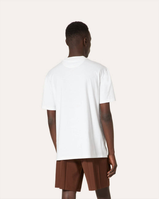 Valentino - Geometric Embroidered T-shirt