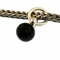 Trollbeads Women's Spinel Tassel Bead Charm in black - women's accessory - detail view