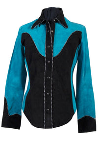 Scully - Women's Suede Blouse