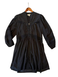 Elan - Quarter Sleeve Flowy Lace Dress