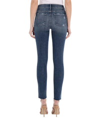 FIDELITY Gwen High Rise Skinny Jean in nobu - women's jeans - detail view