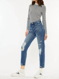 Kancan - Kerrigan Ultra High Rise Mom Jeans