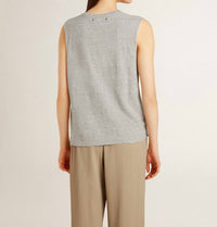 Golden Goose - Sleeveless Slim Jersey With Print