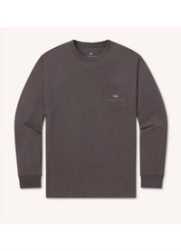 Southern Marsh Men's Duck Originals Camo Long Sleeve Tee in iron grey - men's long sleeve top