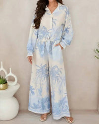 Belle D'Amour - The Linen Luxe Wide Leg Pants