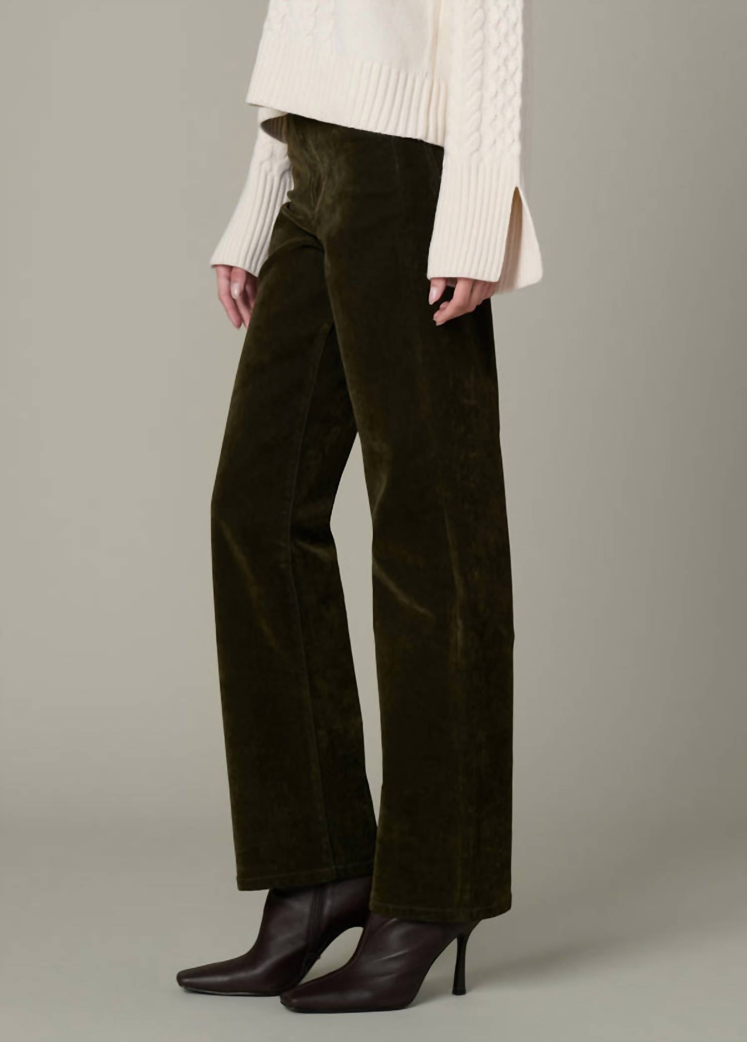 Joe'S Jeans - Margot Straight Flocked Pant