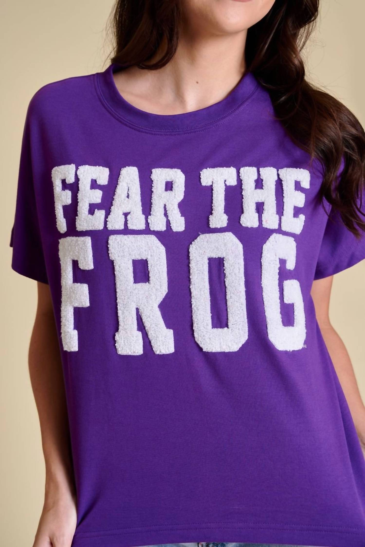 Stewart Simmons - Fear The Frog Chenille Team Top