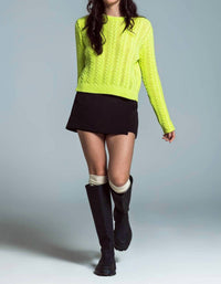 Q2 - Cable Knit Bow Back Sweater
