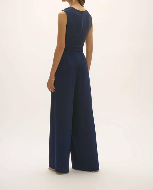 Joseph Ribkoff - Cowl Neck Sleeveless Jumpsuit