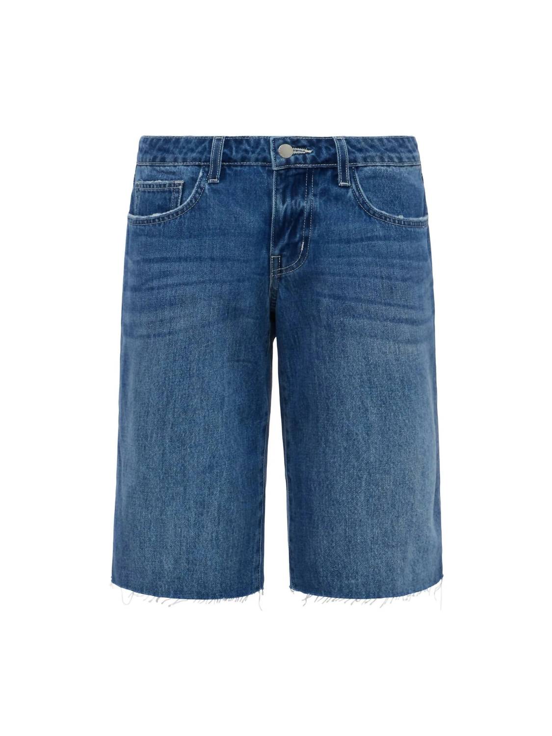 L'Agence - Elise Denim Bermuda Short