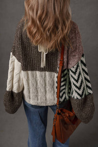 Shewin - Patchwork Cozy Sweater