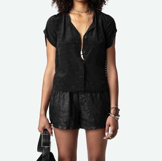 Zadig & Voltaire - Tiffiny Wings Silk Jacquard Top