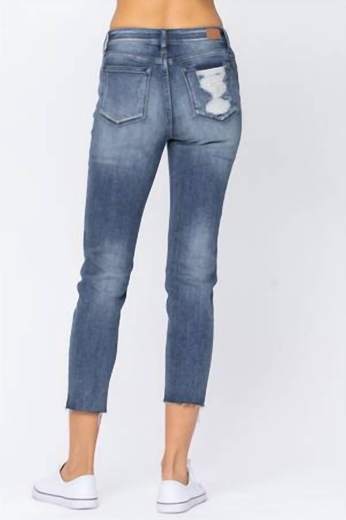 Judy Blue - Cropped Relaxed Fit Jeans