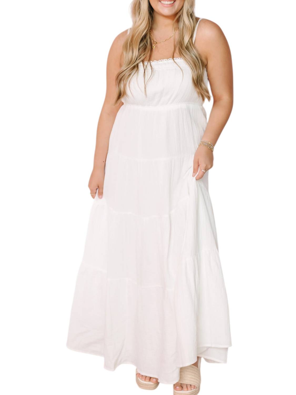 Bluivy - Ruffle Trim Sundress