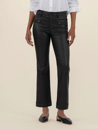 Kut From The Kloth - Kelsey Coated High Rise Ankle Flare Pants