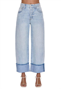 Pistola - Women's Ryder High Rise Cuffed Straight Jeans