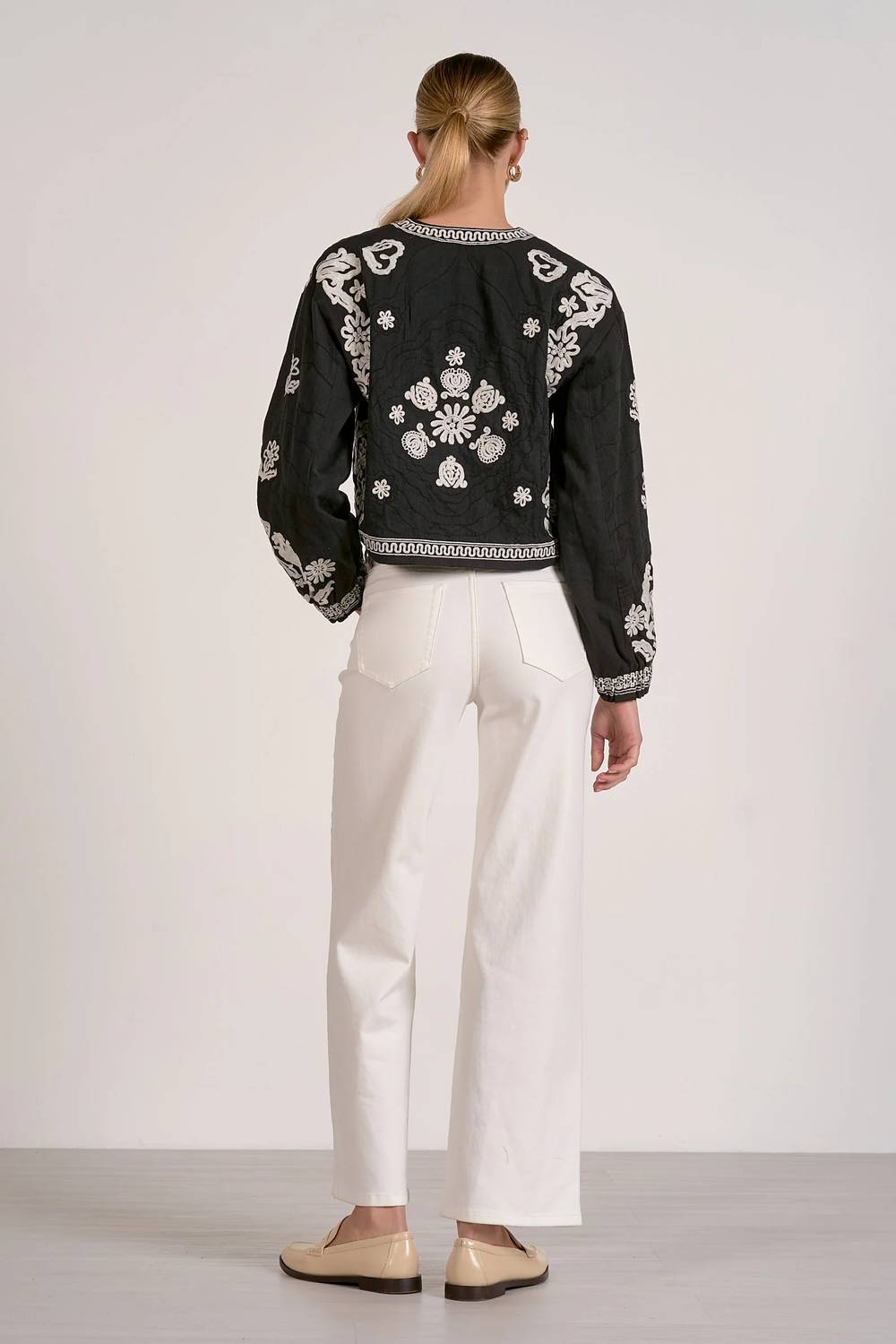 Elan - Tie Front Boho Jacket