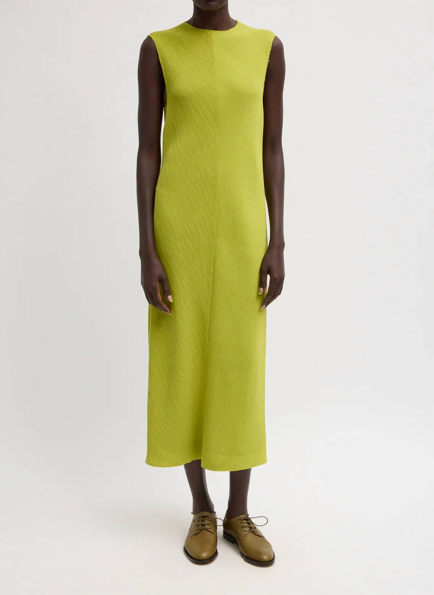 Tibi - Plisse Sleeveless Bias Dress