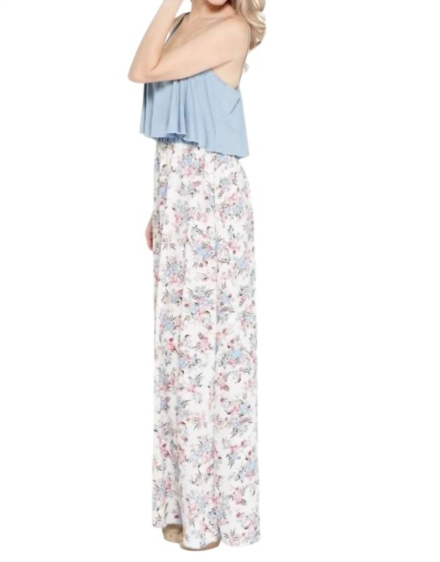 Wing - FLORAL TANK MAXI DRESS