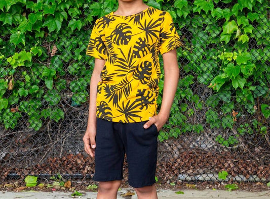 Appaman - Boys' Tropic Palms Short Sleeve Tee