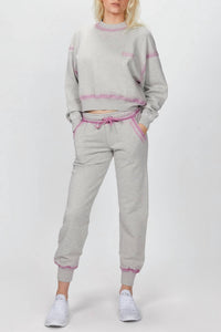 PINK DETAILS JOGGERS