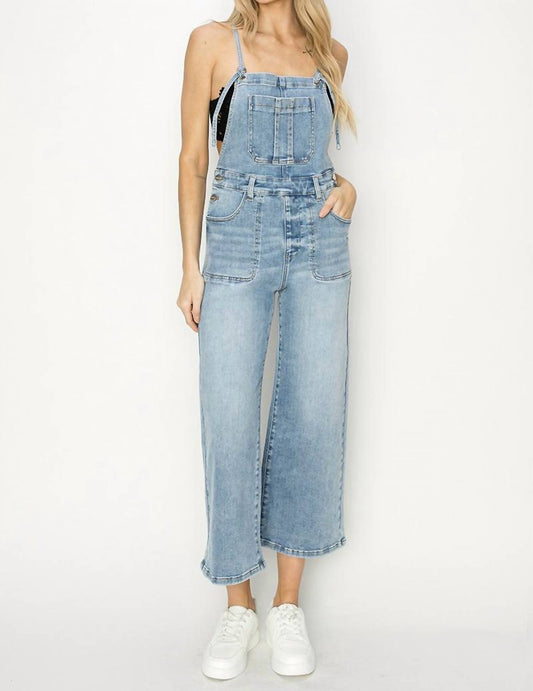 Risen - Crop Straight Leg Overalls