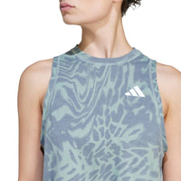 Adidas - Women's Printed Climacool Cropped Tank Top