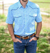 Blue Quail Clothing Co. - Fisherman Pearl Snap Short Sleeve Shirt