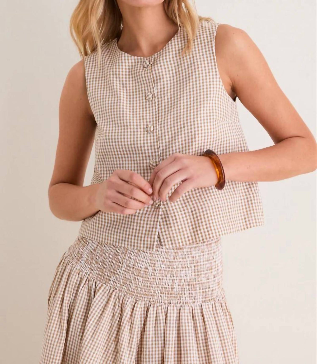 Emerson Fry - Button Front Wide Hem Top