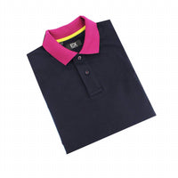 Eight X - Double Sided Grid Print Collar Polo