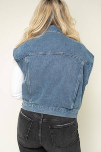Olivaceous - Make It Count Denim Vest