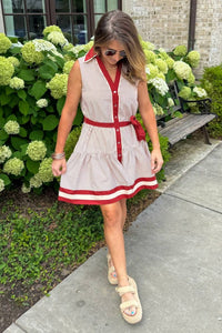 Entro - Striped Mini Dress