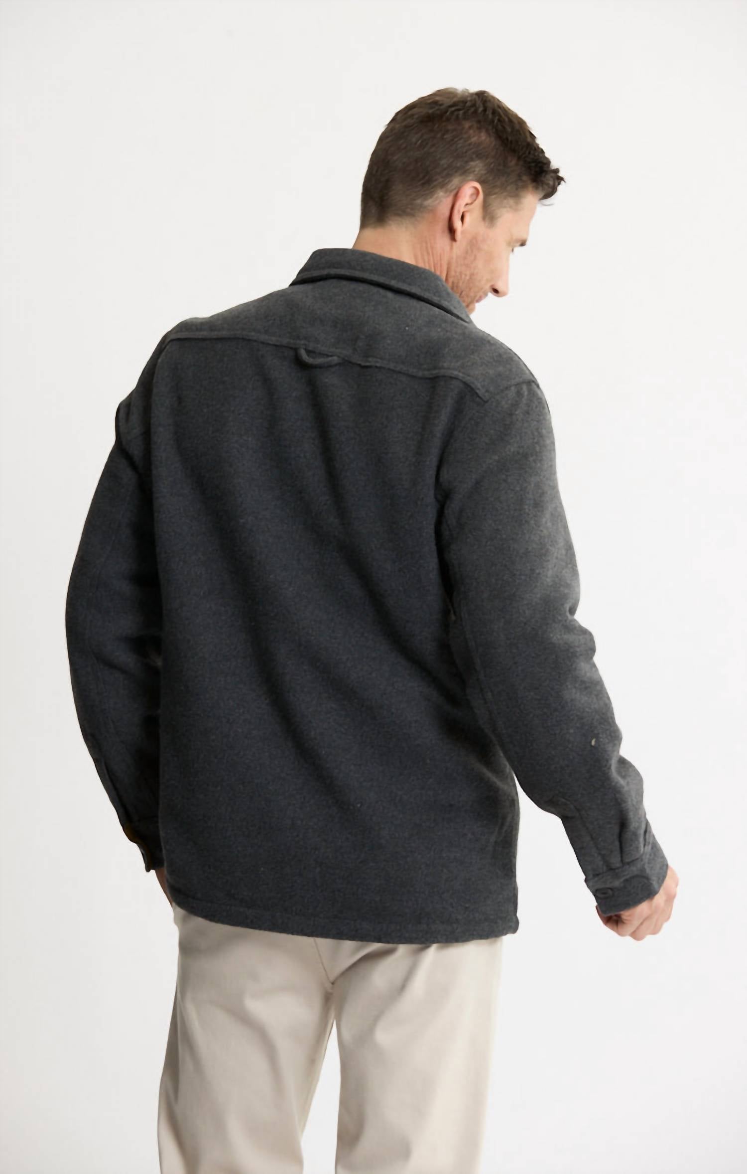 Jachs New York - Thermal Lined Wool Blend Shirt Jacket