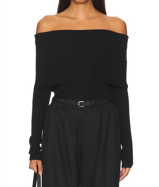 A.L.C. - Evelyn Merino Off Shoulder Top