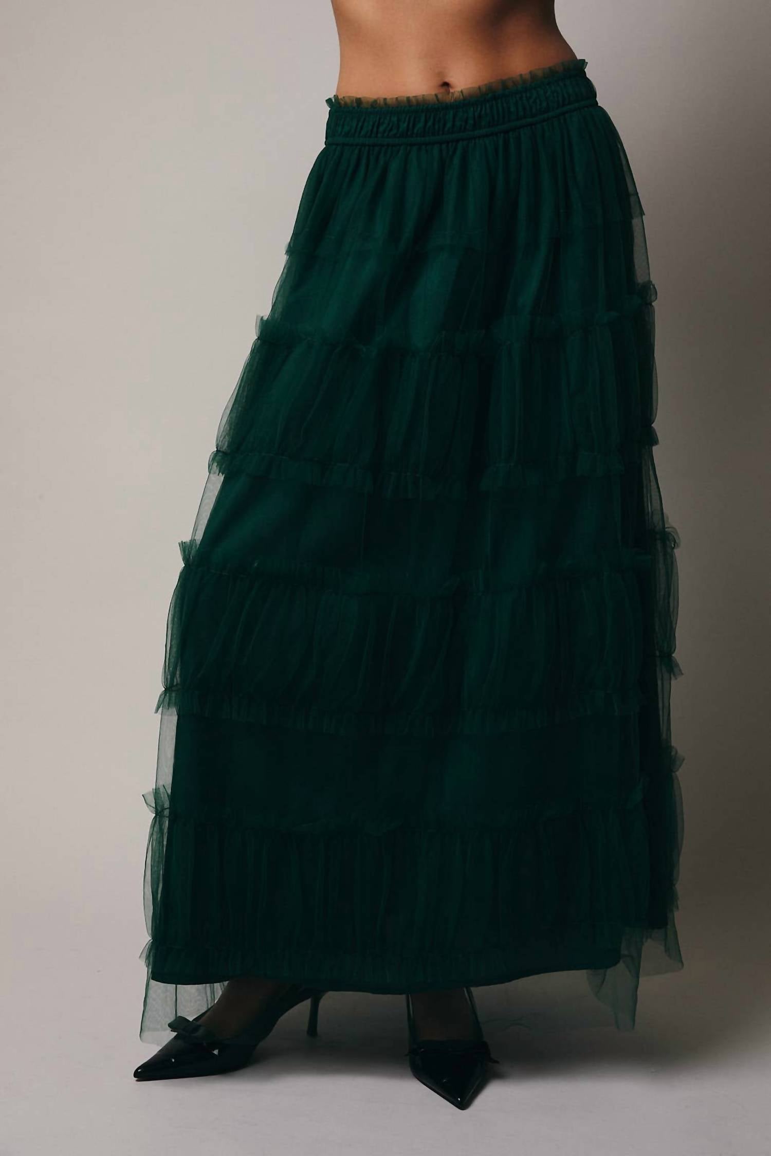 Sunday Edition - Holly Tiered Midi Skirt