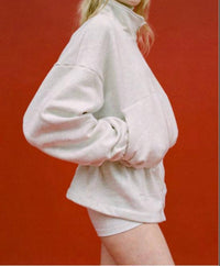 GIL RODRIGUEZ Fleece City Jacket in ash grey - women's jacket - detail view