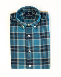 New England Shirt Company - Men's Authentic Madras Button Down Shirt