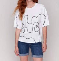 Charlie B - Soutache Squiggles tee