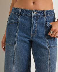 Seventy Eight And Sunny - Nomad Flare Jean