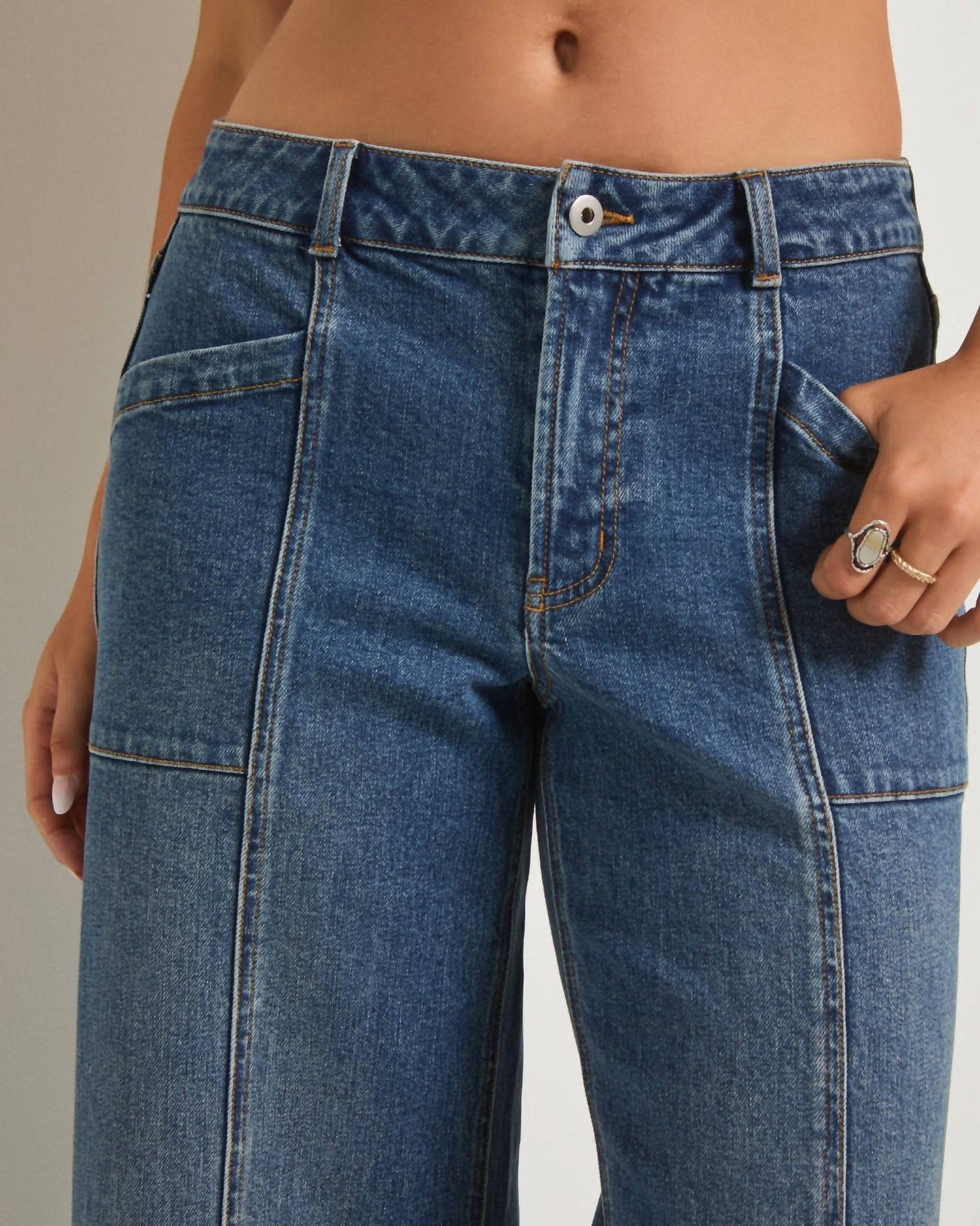 Seventy Eight And Sunny - Nomad Flare Jean