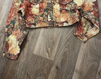American Bazi - Autumn Jacquard Crop Jacket